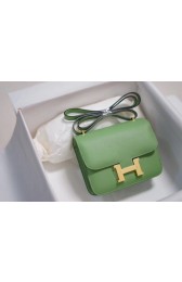 Replica Hermes Constance Bag Togo Leather H9999 green HV04289Fi42