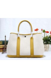 Replica Hermes Garden Party waterproof fabric PD36 yellow HV04765sA83