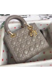 Replica LADY DIOR LAMBSKIN BAG CAL44550 grey HV10839iu55