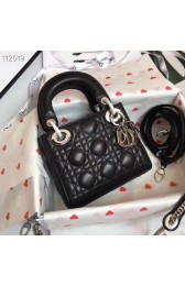 Replica MINI LADY DIOR-TAS VAN LAMSLEER CAL44500 black HV10882ui32