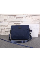 Replica Prada Shoulder bag P9039 Royal blue HV04661AP18