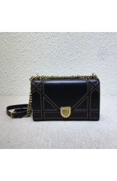 Top Dior DIORAMA BAG STUDDED LAMBSKIN M0422 black HV02576lE56