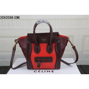 2015 Celine classic 3308 salmon pink&purplish red HV07861Yf79