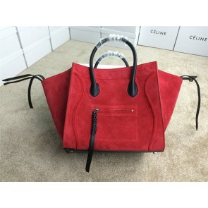 2015 Celine winter best-selling model nubuck leather 9901-3 red&black HV07879ki86