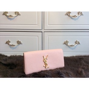 2015 Yves Saint Laurent collection caviar clutch 311213 pink HV06465DO87