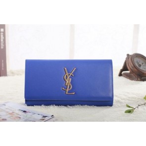 2015 Yves Saint Laurent hot style original leather 5486 brilliant blue HV01765DO87