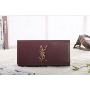 2015 Yves Saint Laurent hot style original leather 5486 burgundy HV01792Tk78