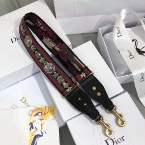 AAA 1:1 Dior RED CANVAS STRAP 2660 HV06931yF79