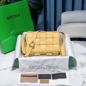 Best Quality Imitation Bottega Veneta PADDED CASSETTE BAG 591970 YELLOW HV00897dK58