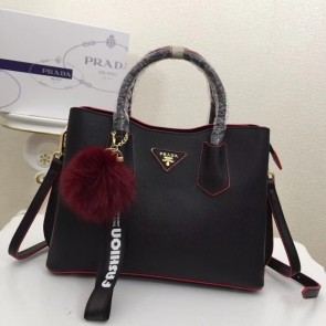 Best Quality Imitation Prada Calf leather bag 56922 black HV00122dK58