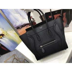 Best Replica Celine Luggage Micro Original Leather Tote Bag M3308 black HV08917zU69