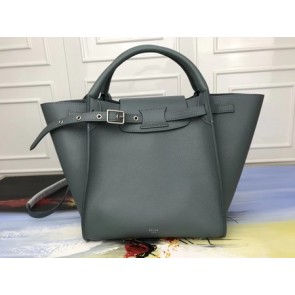 Celine the big bag calf leather Tote Bag 3479 green HV02304lU52