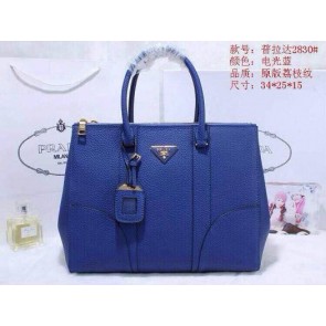 Copy Best 2015 Prada new model original leather 2830 blue HV01538Qc72