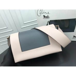 Copy Best Celine frame Bag Original Calf Leather 5756 white.grey HV09158Qc72