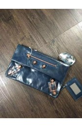 2015 Balenciaga clutch bag 4409 dark blue HV01516jo45