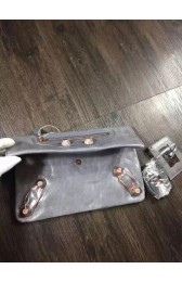 2015 Balenciaga clutch bag 4409 Gray HV02386Yf79