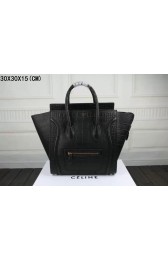 2015 Celine Collection crocodile 3308-1 black HV01704Zr53