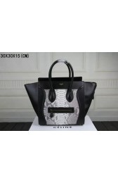 2015 Celine Collection Snakeskin 3308-1 white&black HV00965EW67