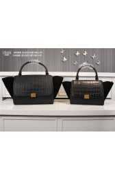 2015 Celine trapeze tote bag 6608 black HV10370rd58