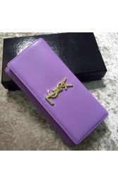 2015 Yves Saint Laurent hot style wallet 30180 purple HV01014TV86