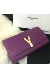 2015 Yves Saint Laurent new model clutch 30210-1 dark purple HV04242Xw85