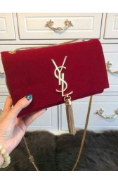 2015 Yves Saint Laurent spring and summer new model velvet 311218 red HV03357pA42