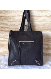 Balenciaga Backpack Black Litchi Leather B65535 HV09092Tk78
