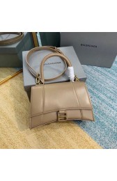 Balenciaga HOURGLASS SMALL TOP HANDLE BAG B108895-1 apricot HV01832tQ92