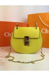 Chloe Drew Shoulder Bags Calfskin Leather 2709 Lemon HV03537iv85