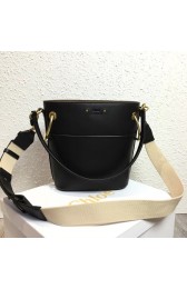 Chloe Roy Mini Smooth Leather Bucket Bag S126 black HV03230TP23