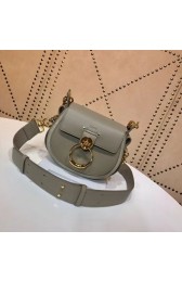 CHLOE Tess Small leather shoulder bag 3E153 grey HV09321Yf79