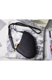 Copy Dior SADDLE CALFSKIN CLUTCH S5642 black HV00346Zn71