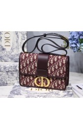 Dior 30 MONTAIGNE DIOR OBLIQUE BAG M9203 burgundy HV02537SS41