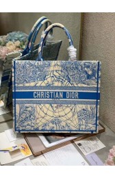 DIOR BOOK TOTE EMBROIDERED CANVAS BAG C1287-12 HV02174KX51