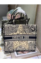 DIOR BOOK TOTE EMBROIDERED CANVAS BAG C1287-14 HV01528bm74