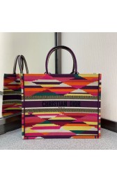 DIOR BOOK TOTE Multicolor D-Stripes Embroidery M1286Z HV01322UE80