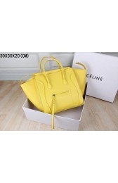 Fake 2015 Celine classic original leather 3341-1 yellow HV10298eZ32