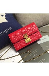 Fake 2017 dior DIORADDICT WALLET ON CHAIN 7056 red HV01640EQ38