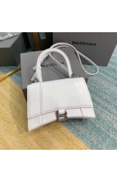 Fake Balenciaga HOURGLASS SMALL TOP HANDLE BAG B108895-1 white HV07444tu77