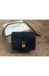 Fake Cheap 2015 Celine Classic retro original true snakeskin 11042-1 royal blue HV11254Kt89