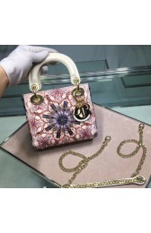 Fake MINI LADY DIOR EMBROIDERED BAG M0598CRMH-4 HV02690EQ38