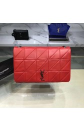 Fake Saint Laurent Jamie Monogram Giant Full-Flap Chain Shoulder Bag NMS18 red HV10360uQ71