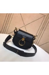 Fashion CHLOE Tess Small leather shoulder bag 3E153 black HV00689Of26