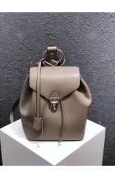 FENDI BACKPACK grey leather backpack 8BZ043A HV00960Gp37