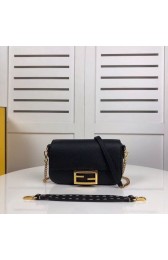 Fendi BAGUETTE leather bag F2467 black HV03722pA42