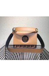 FENDI Kan I Leather Shoulder Bag 8BT284 Apricot&brown HV05069Sy67