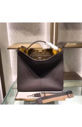 Fendi PEEKABOO X-LITE Brown leather bag 8BN304B HV01446Ym74