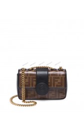 Fendi WALLET ON CHAIN 8HF836 black HV00754Wi77