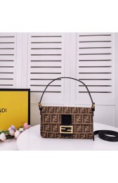 First-class Quality FENDI BAGUETTE cloth 8BR011 black HV02177Sf41