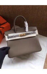 Hermes Birkin Tote Bag Original Togo Leather BK35 grey HV03343Is79